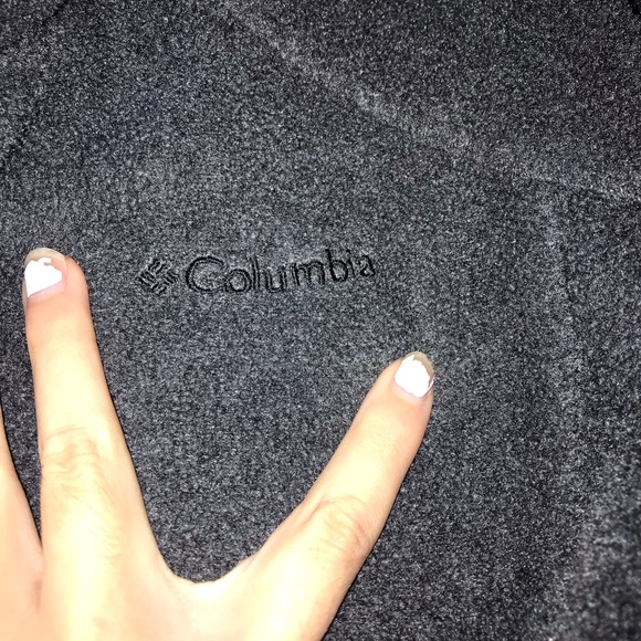 Grey Fleece Columbia Size M - Picture 3 of 4